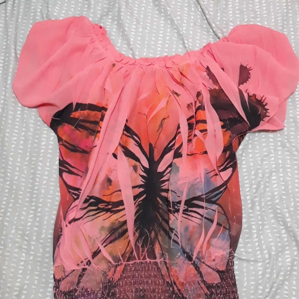 Butterfly design shirt